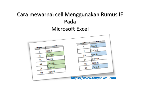 Mewarnai Cell Otomatis