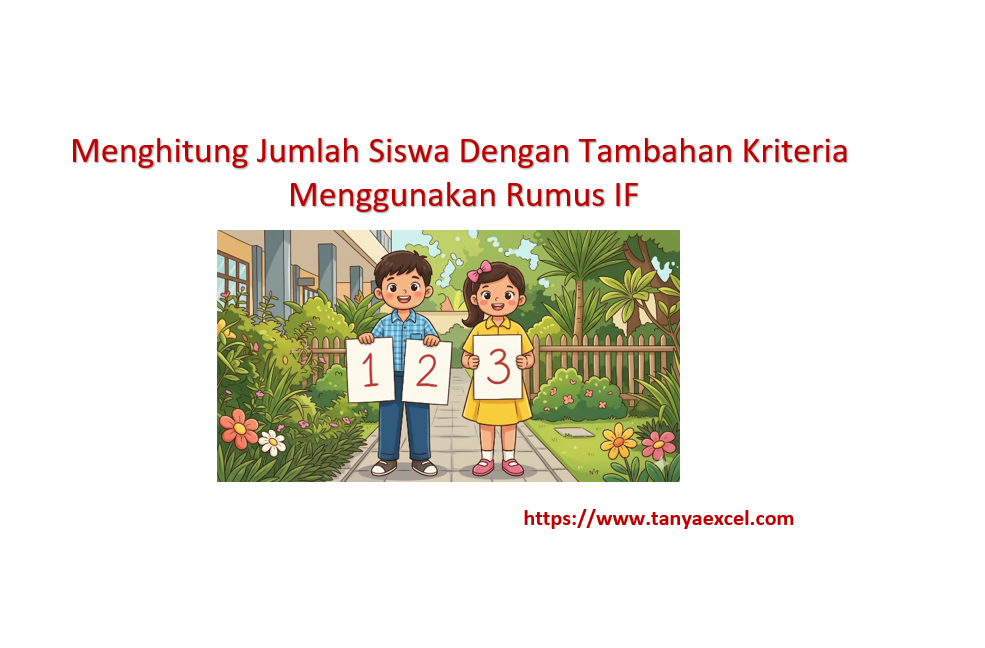 Menghitung Jumlah Siswa Dengan Rumus IF
